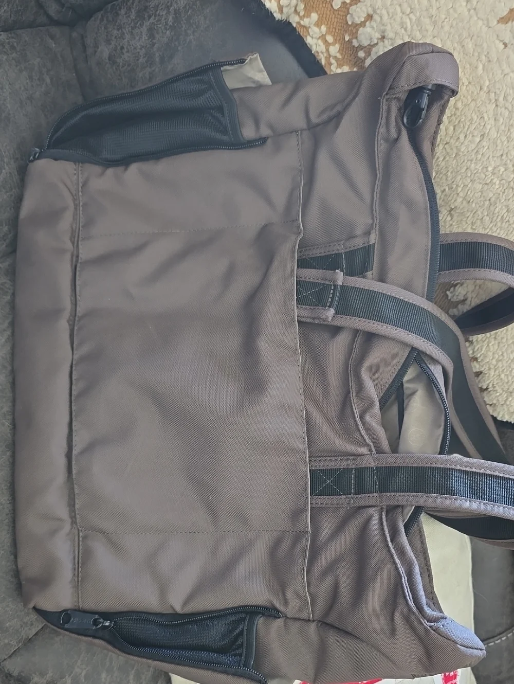 Pacsafe Brown Travel Tote Bag